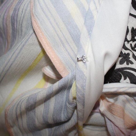 DRESS LC Lauren Conrad Kohl's Spring Easter Wrap Look w/Tie Size OX NWT's - Picture 6 of 16